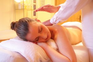 a massage session