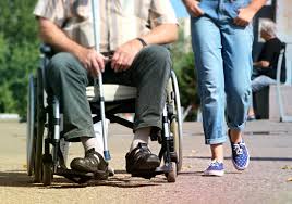 man in a wheelchair