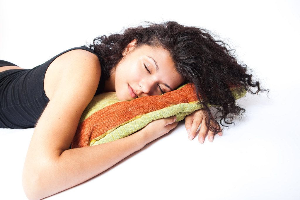 woman sleeping